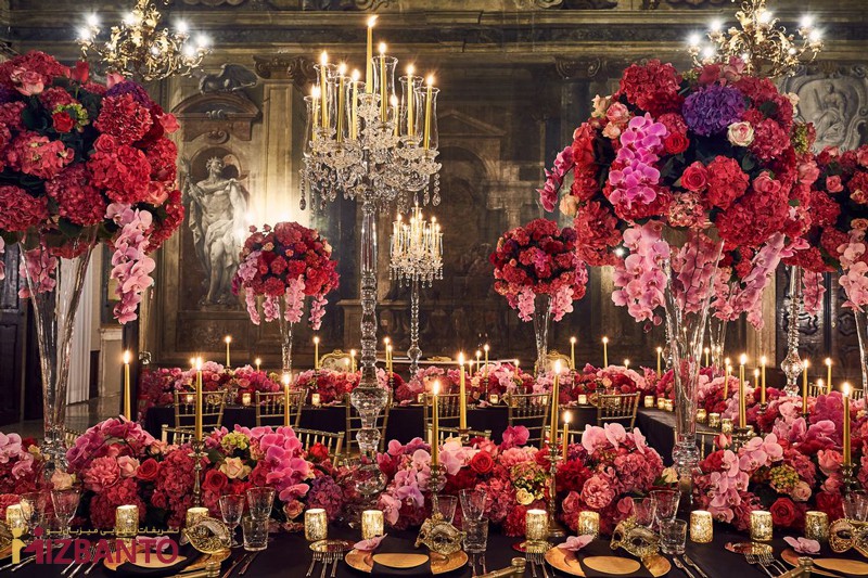 گل آرایی برای تالار